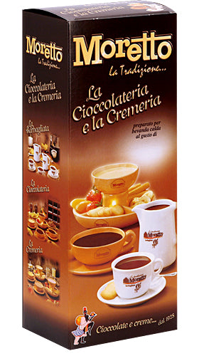 Moretto Hot Chocolate with Amaretto sachets 30g